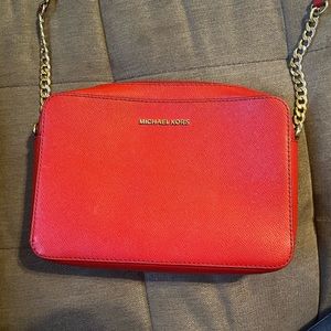 Red MK crossbody bag